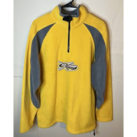 Other - Ski-doo Bombardier Men's Medium Long Sleeve 1/4 Zip Up Fleece Pullover Used